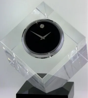 Movado Desk Clock Model TCL-169-M From Movado Crystal Collection. Brand New. • $95