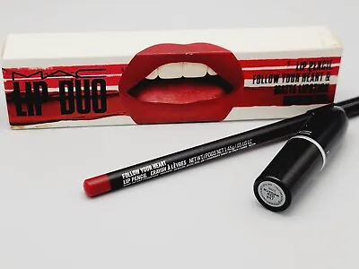 Mac Lip Duo Lip Pencil Follow Your Heart +Matte Lipstick Russian Red New In Box • $26.47