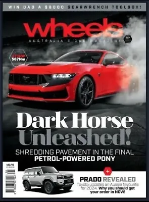 Wheels Australia's Car Magazine September 2023 Ford Mustang Dark Horse Unleashed • $16.90