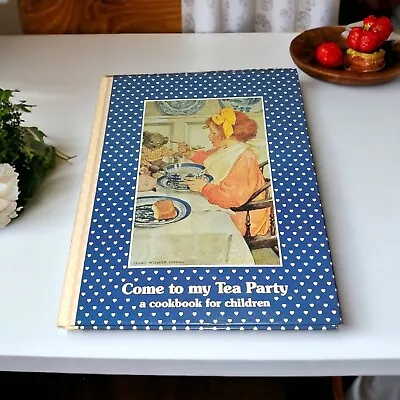 Come To My Tea Party Children's Cookbook Matching Recipe Cards Vintage 1997 • $12.95