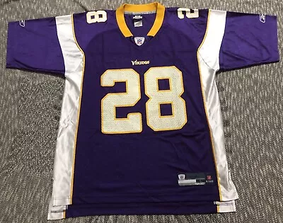Reebok NFL Minnesota Vikings Jersey 28 Peterson Size Large • $44.99