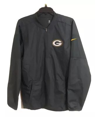 Green Bay Packers Team Issued On Feild Nike Storm Fit Jacket Mens Sz S • $40