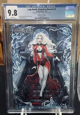 Lady Death: Diabolical Harvest #1 CGC 9.8 Spell Twister Edition MOCKUP • $150