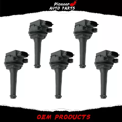 5X Ignition Coil Pack Fit Volvo S60 S70 S80 C70 XC70 V70 T5 2.4L 2.5L 2.3L UF341 • $47.92