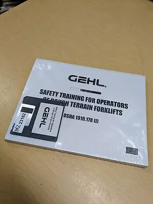 Gehl Rough Terrain Forklift OSHA Training (with Floppy Disk) OSHA 1910.178 (I) • $27.32