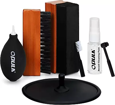 7-in-1 Vinyl Record Cleaner Kit - Brushes Air Blower Stylus Gel Cleaning Liquid • $24.99