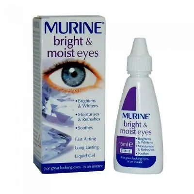 £5.48 • Buy Murine Brightening,Contacts,Red Eye,Refreshing,Tired Eye Drops**Free Delivery**