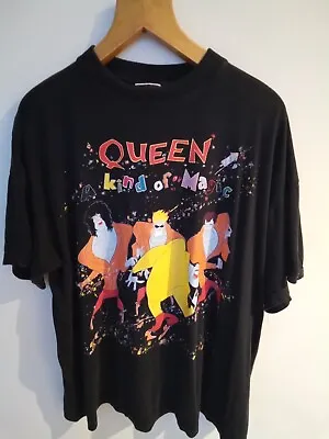 Vintage 80s Queen Kind Of Magic European Tour Tshirt Large • £1275.80