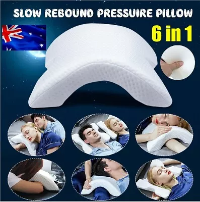 $27.99 • Buy Multi Function Slow Rebound Pressure Couples Head Neck Memory Foam Pillow Wash