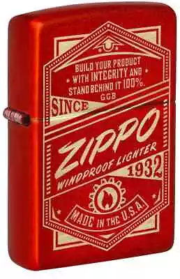 Zippo 48620 It Works Advertising Design Metallic Red Lighter (PL) Pipe Insert • $45.79