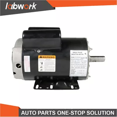 Labwork 5HP 1Phase Compressor Duty Electric Motor 230V 3450RPM Frame 7/8'' Shaft • $203.83