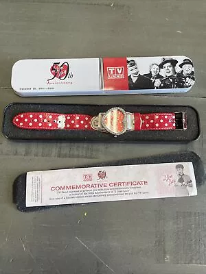 I Love Lucy 50th Anniversary Watch + Limited Edition Commemorative Case TV Land  • $20