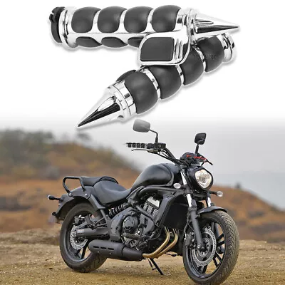 1  Handlebar Hand Grips Motorcycle For Kawasaki Vulcan VN 800 900 1300 1500 1600 • $31.62