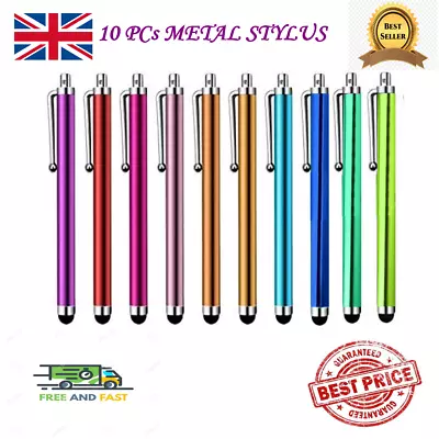 10x Pro Touch Screen Universal Metal Stylus Pen For All Mobile And Android Phone • £2.99