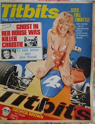 TITBITS May 19-25 1977 Jane Russell John Lodge Alfie Bass Come Play With Me • £4.99