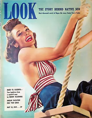 Look Magazine May 21 1940 Native Son Richard Wright Joan Bennett Ilka Chase • $32.22