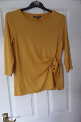 Ladies Bonmarche Mustard  Top Size 12 • £9