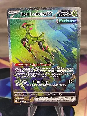 Pokémon NEAR MINT - Iron Leaves Ex 203/162 Temporal Forces SIR 2024 • $40.99