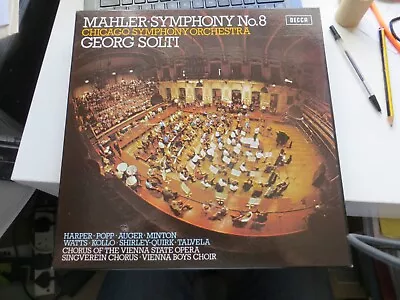 SET 534-5 ED1 Mahler Symphony No. 8 Georg Solti 2xLP Decca Box LOOKS UNPLAYED • £28.99