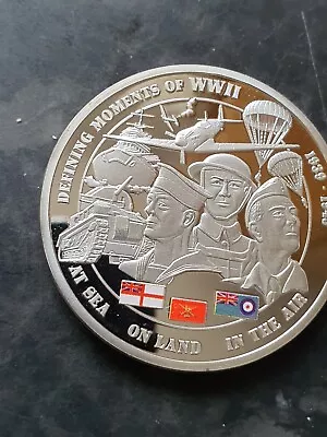 Definging Moments Of World War 2 Uncirculated  Coin • £10