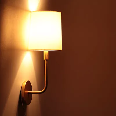 Visual Comfort BBL 2080G-S Go Lightly 17  Wall Sconce In Gilded W/ Silk Shade • $85