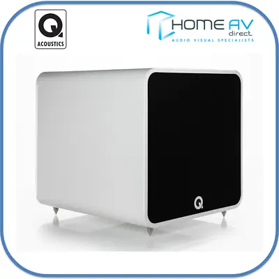 Q Acoustics QB12 Active Subwoofer 220 Watts Sub Gloss White New 2 Year Warranty • £499