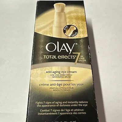OLAY Total Effects 7 In 1 Anti-Aging Eye Cream Brush Factory Sealed BIN RARE • $34.99
