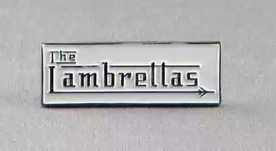 New The Lambrettas Rectangle SKA MOD Pin Badge Tie Pin Metal Red White Enamel • £2.15