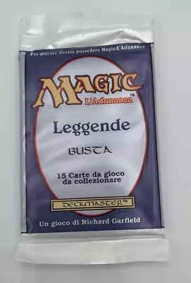 MTG Legends Booster Pack ITALIAN Factory Sealed Never Opened FREE SHIPPING • $50