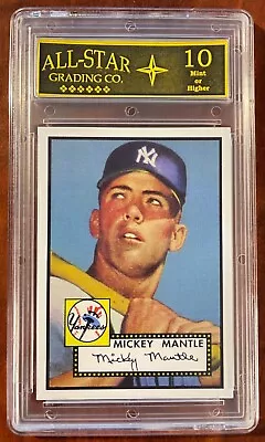 1983 Topps 1952 Reprints #311 MICKEY MANTLE Yankees - All-Star 10 • $175