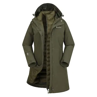 Mountain Warehouse Womens/Ladies Alaskan Long 3 In 1 Jacket (MW2051) • $172.20