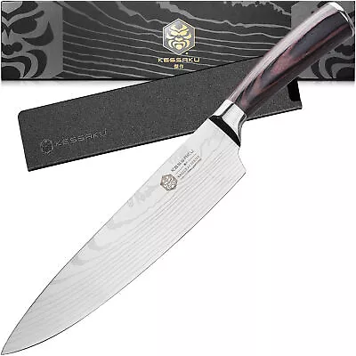 Kessaku 8  Chef Knife Samurai Series High Carbon 7Cr17MoV Stainless Steel • $29.99