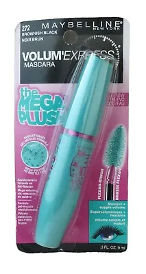 Maybelline The Mega Plush Volume Express Mascara Waterproof #272 Brownish Black • $7.79