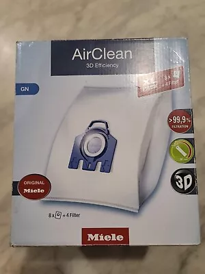 Miele AirClean 3D Efficiency GN 8 Vacuum Bags With 4 Filters (10455150) • $33.52