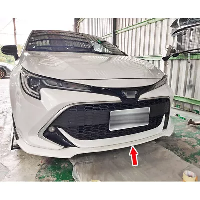 Matte Black For Toyota Auris Corolla 5DR C Type Front Bumper Spoiler Splitter • $1259