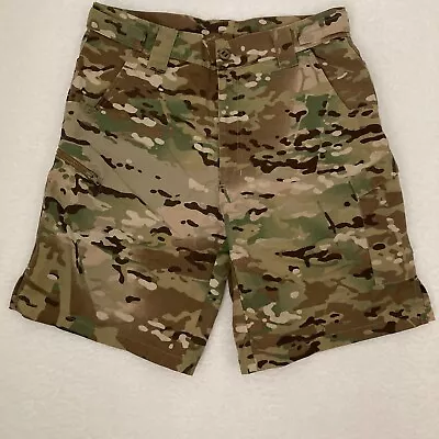 Velocity Systems Camo Cargo Range Shorts Mens Size 36 Nylon Blend Outdoor USA • $29.97