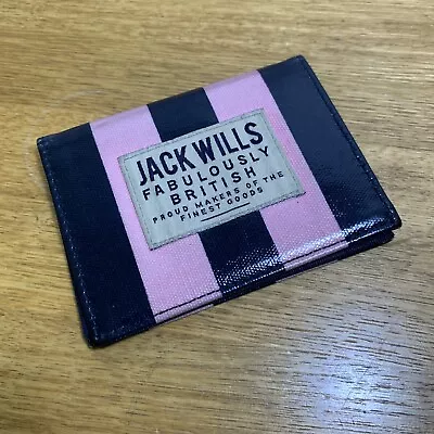Jack Wills Ladies Striped Bi-fold Card Holder ID Wallet • £4.99