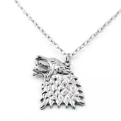 Pendant Necklace Game Of Thrones Stark Direwolf Song Of Ice • £14.27