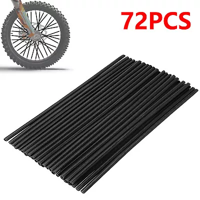 $4.59 • Buy 72PCS Motorcycle Dirt Bike Spoke Skins Covers Wraps Wheel Rim Guard Protector 