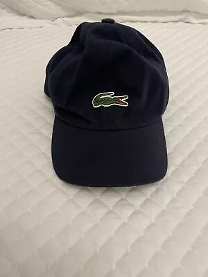 NWOT Lacoste Navy Hat With Alligator Logo OS • $19.99