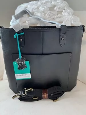 Montana West Real Leather Safety Travel Tote/Conceal Carry/Crossbody • $105