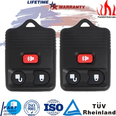 2X Keyless Entry Remote Control Key Fob Clicker Transmitter Replacement For Ford • $11.79