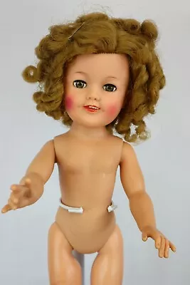 Vintage 1950s Ideal SHIRLEY TEMPLE Doll 17  Vinyl Shirley ST-17-1  Nude • $34