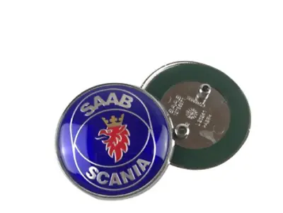 1pc 68mm Saab Scania Blue Back Rear Trunk Emblem Badge Decal 9-3 9-5 93 95 • $27.99