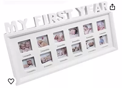Picture FramesBaby My First Year Photos Frame Multi-Photo Photo Moments Picture • £14.99