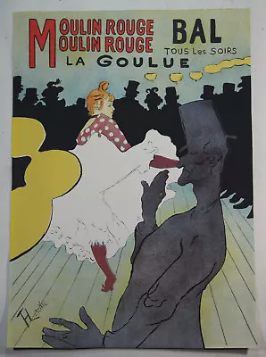 Moulin Rouge After Henri De Toulouse-Lautrec Vintage Lithograph Poster  • $395