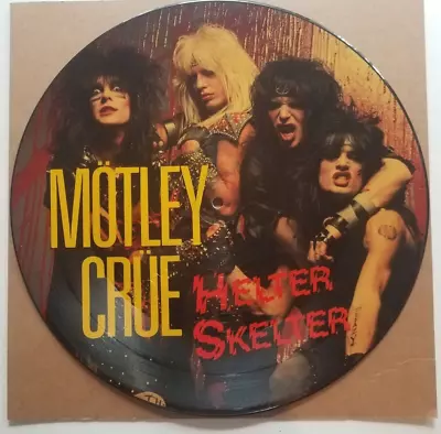 Motley Crue ~ 1984 Helter Skelter Picture Disc ~ Mint Unplayed Vinyl Lp • $24.99