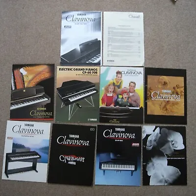 Yamaha Clavinova  Piano Brochures Collection. Sold As Job Lot Or Individually. • £65