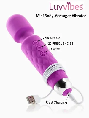 £10.99 • Buy Body Massager Waterproof Powerful Vibrating Mini Body Wand