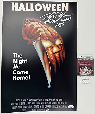 TONY MORAN Signed 12x18 Poster HALLOWEEN 1978 Michael Myers Unmasked H1 JSA • $89.99